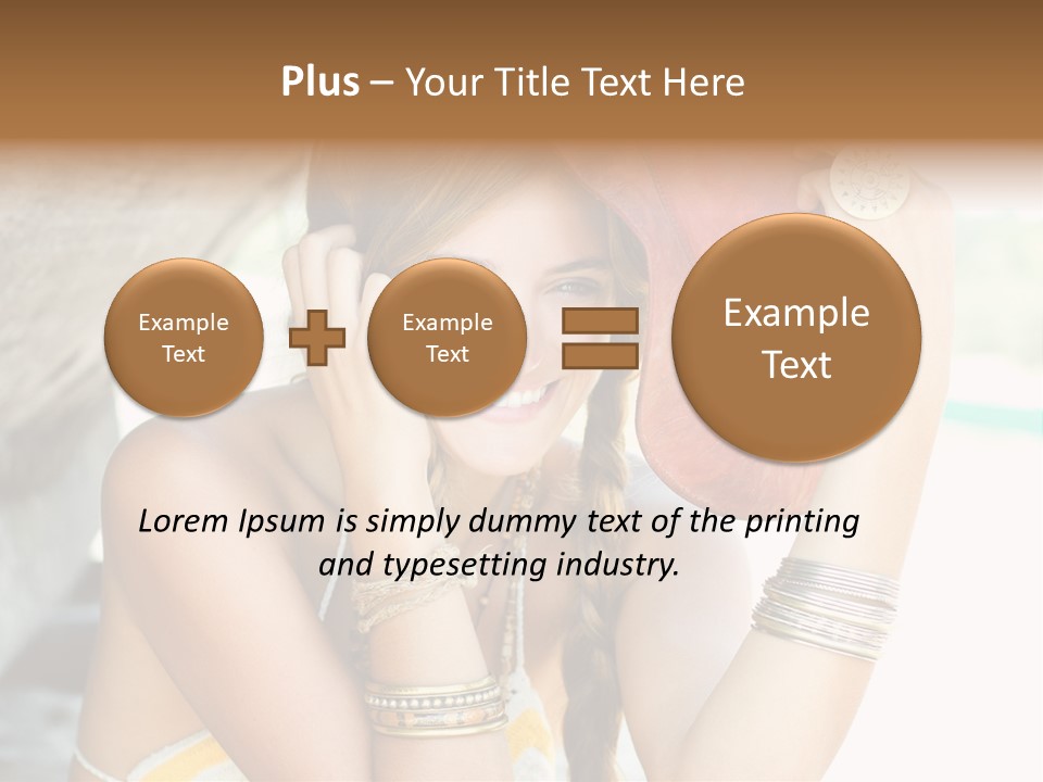 Cheerful Natural Makeup PowerPoint Template