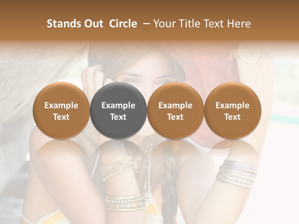 Cheerful Natural Makeup PowerPoint Template