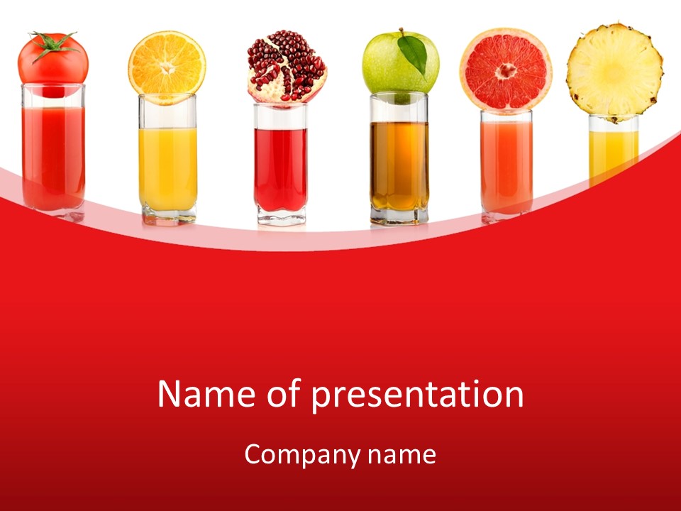 Close Up Apple Ripe PowerPoint Template