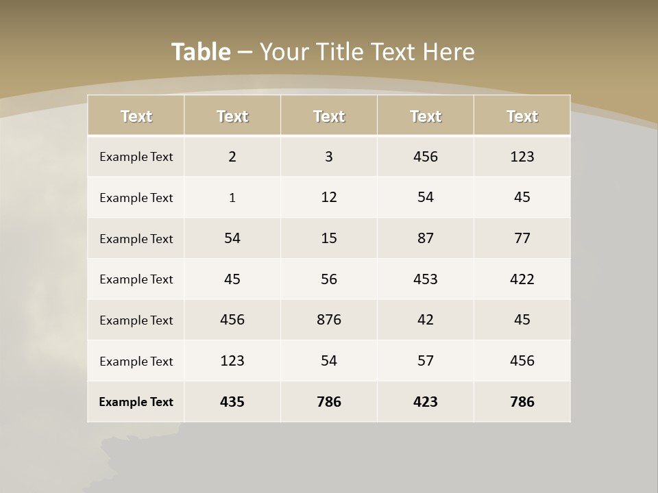Rocks Stylish Stance PowerPoint Template