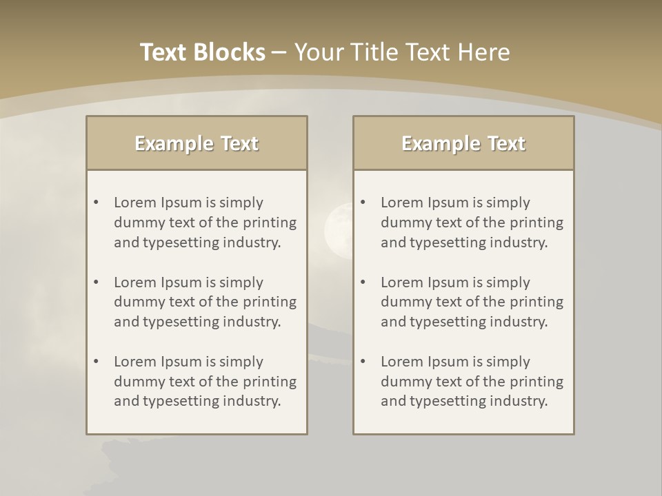 Rocks Stylish Stance PowerPoint Template