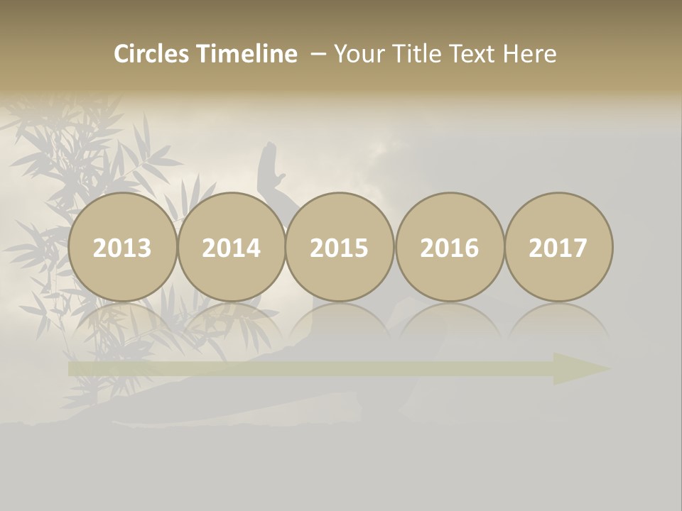 Spiritual Bamboo Defend PowerPoint Template