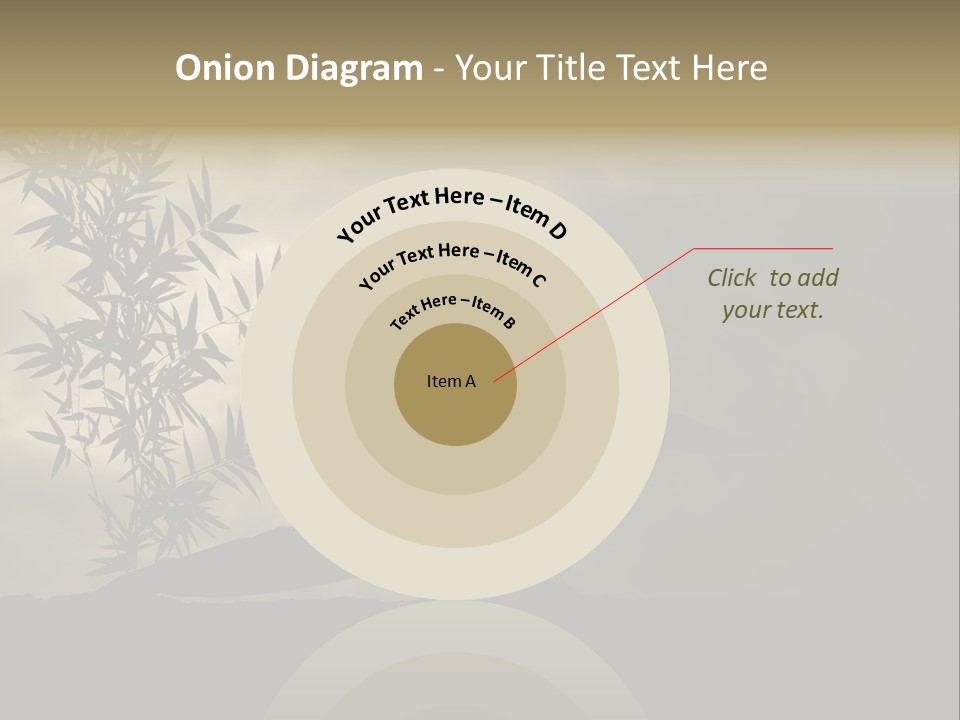 Spiritual Bamboo Defend PowerPoint Template