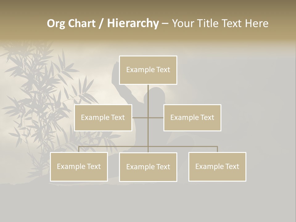 Spiritual Bamboo Defend PowerPoint Template