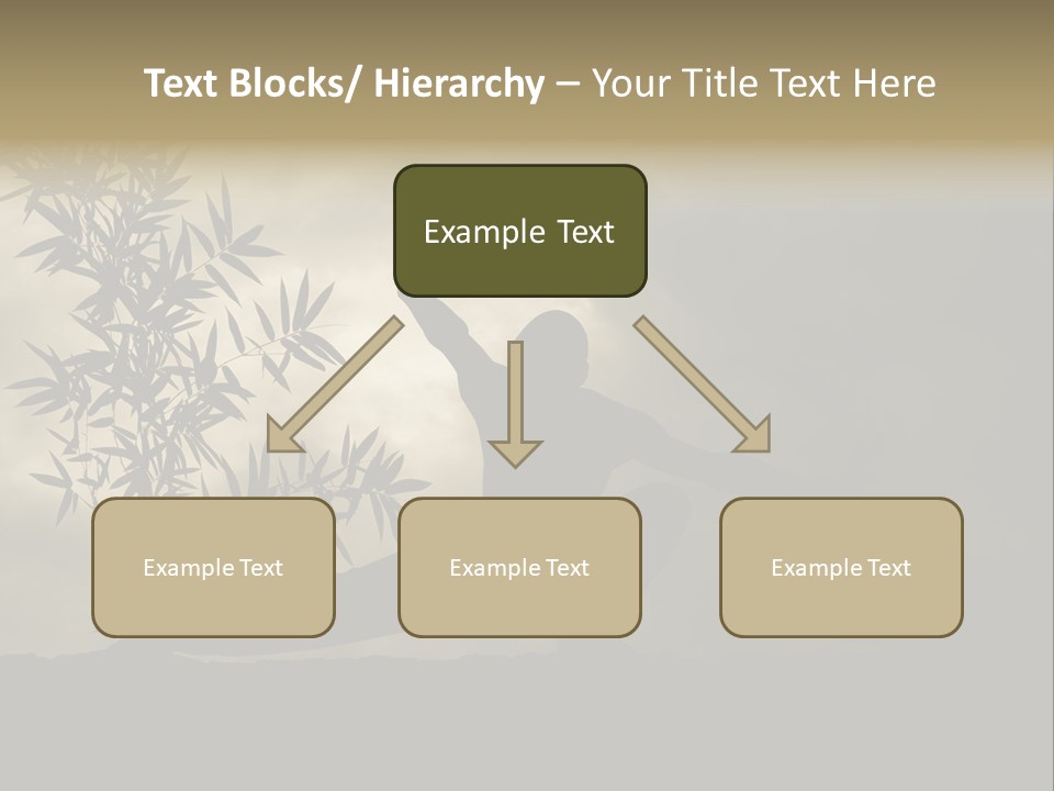 Spiritual Bamboo Defend PowerPoint Template