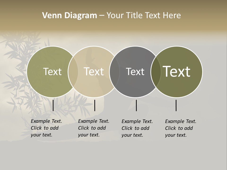 Spiritual Bamboo Defend PowerPoint Template