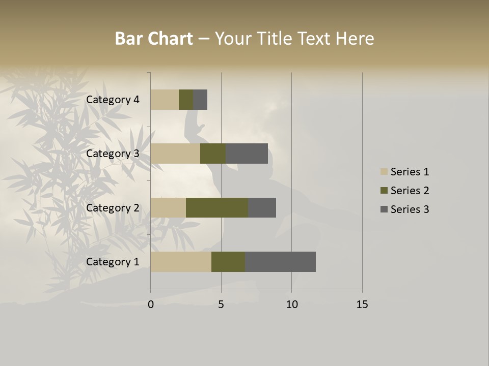 Spiritual Bamboo Defend PowerPoint Template