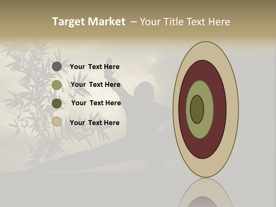 Spiritual Bamboo Defend PowerPoint Template