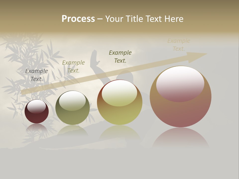 Spiritual Bamboo Defend PowerPoint Template