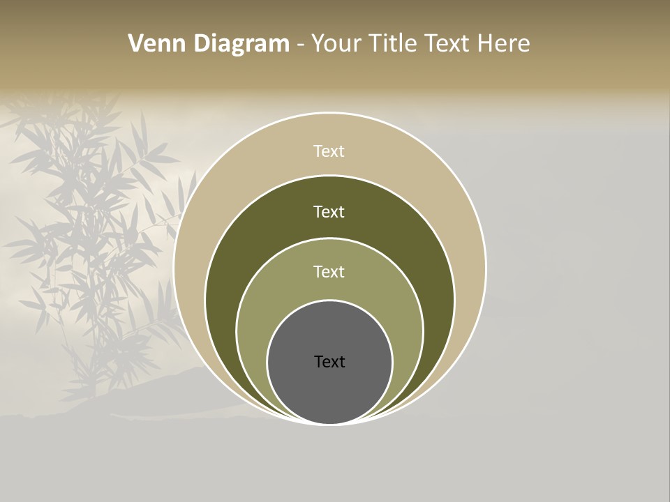 Spiritual Bamboo Defend PowerPoint Template