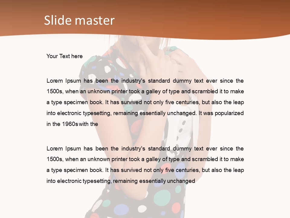 Playful Jeans Hot PowerPoint Template