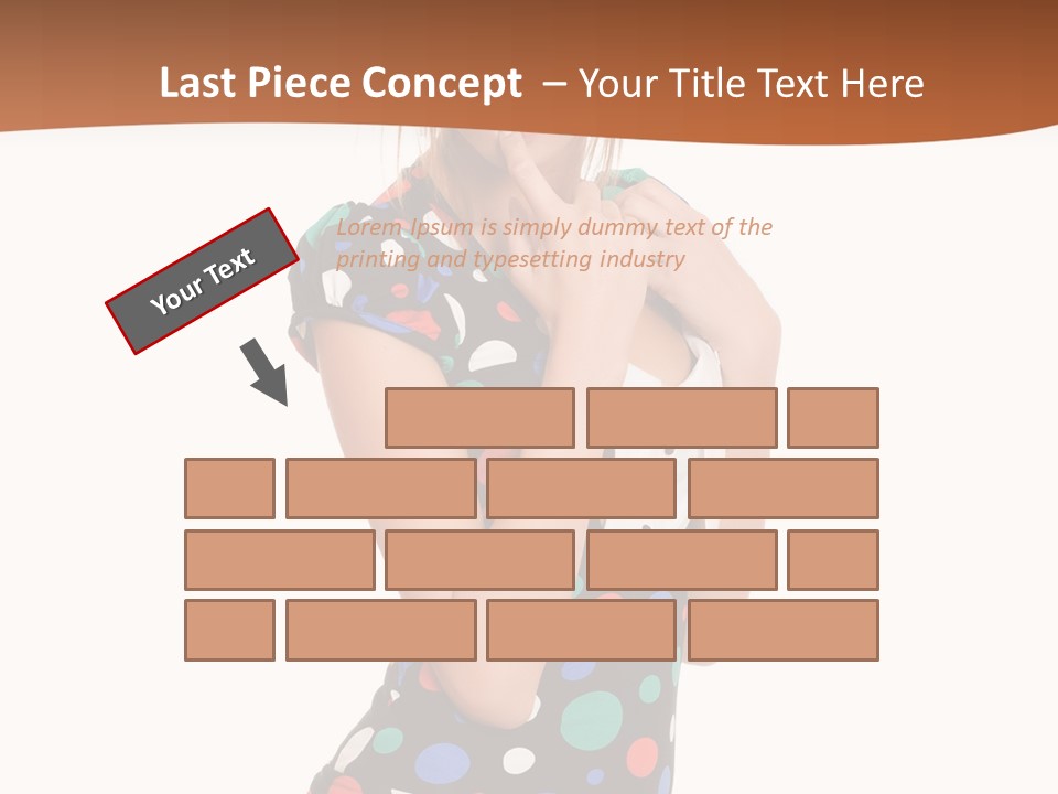 Playful Jeans Hot PowerPoint Template