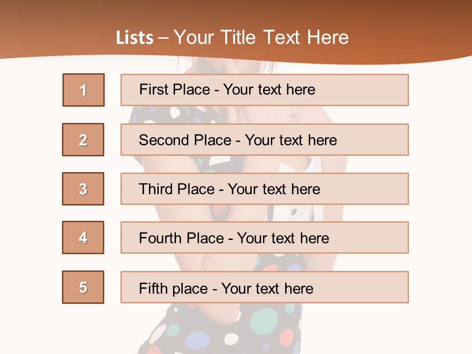 Playful Jeans Hot PowerPoint Template