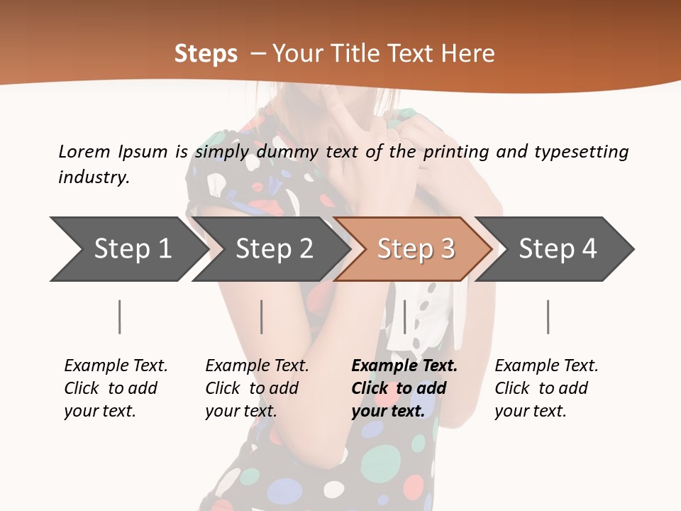 Playful Jeans Hot PowerPoint Template