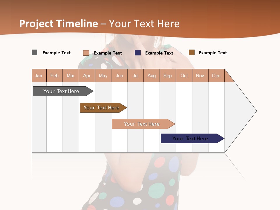 Playful Jeans Hot PowerPoint Template