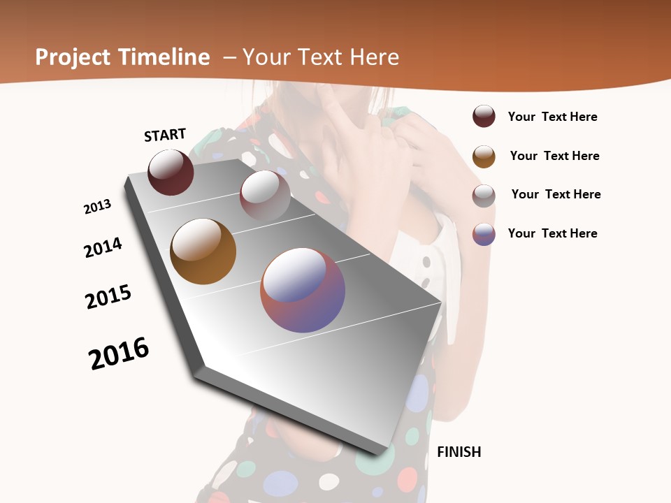 Playful Jeans Hot PowerPoint Template