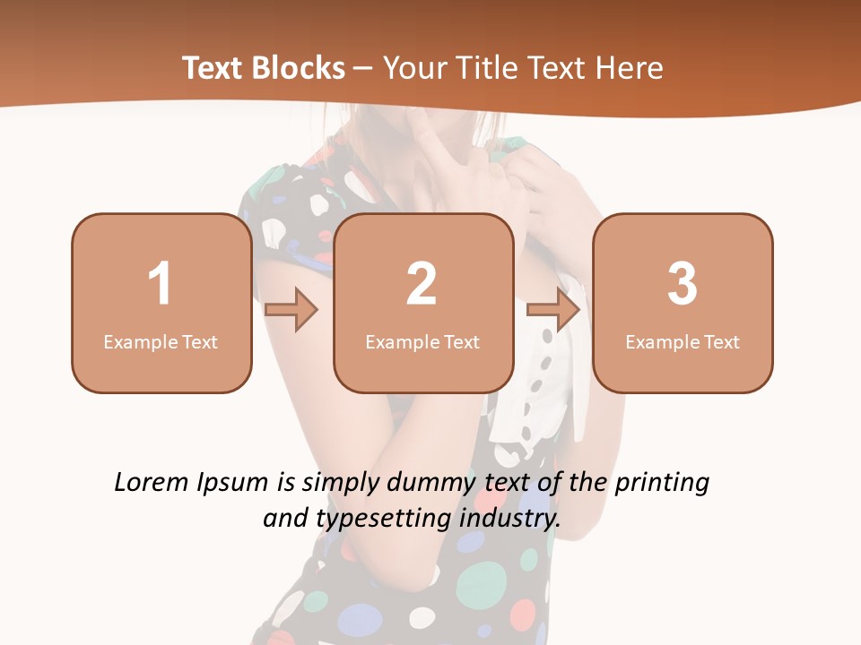 Playful Jeans Hot PowerPoint Template