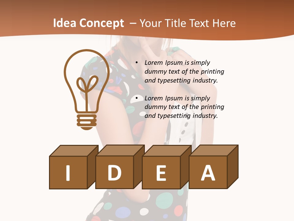 Playful Jeans Hot PowerPoint Template