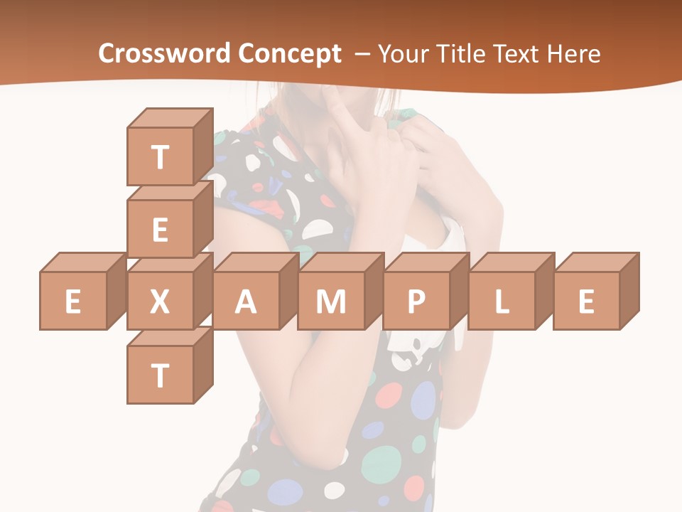 Playful Jeans Hot PowerPoint Template