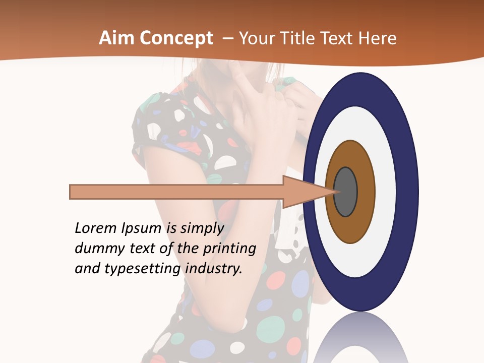 Playful Jeans Hot PowerPoint Template