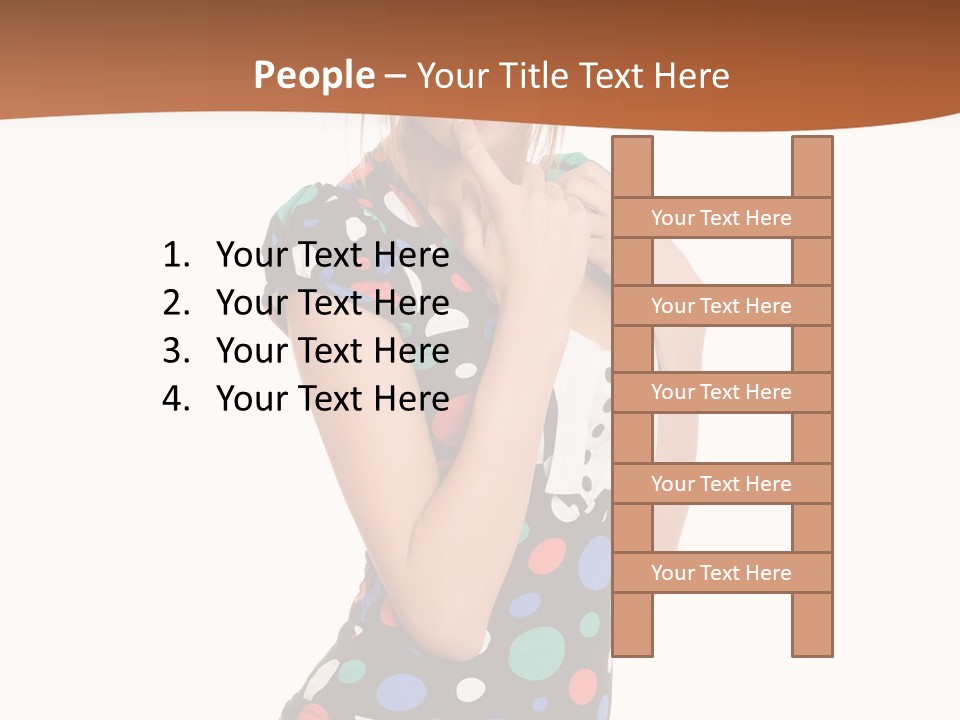 Playful Jeans Hot PowerPoint Template