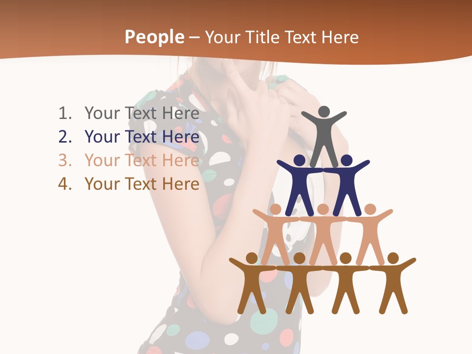 Playful Jeans Hot PowerPoint Template