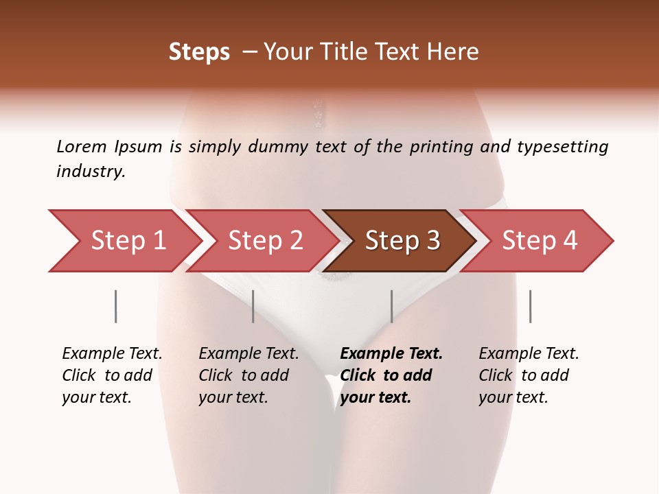 Health Navel Spa PowerPoint Template