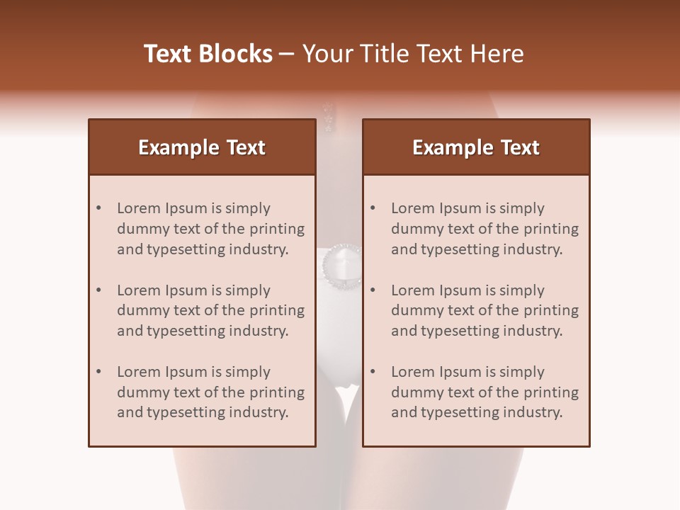 Health Navel Spa PowerPoint Template