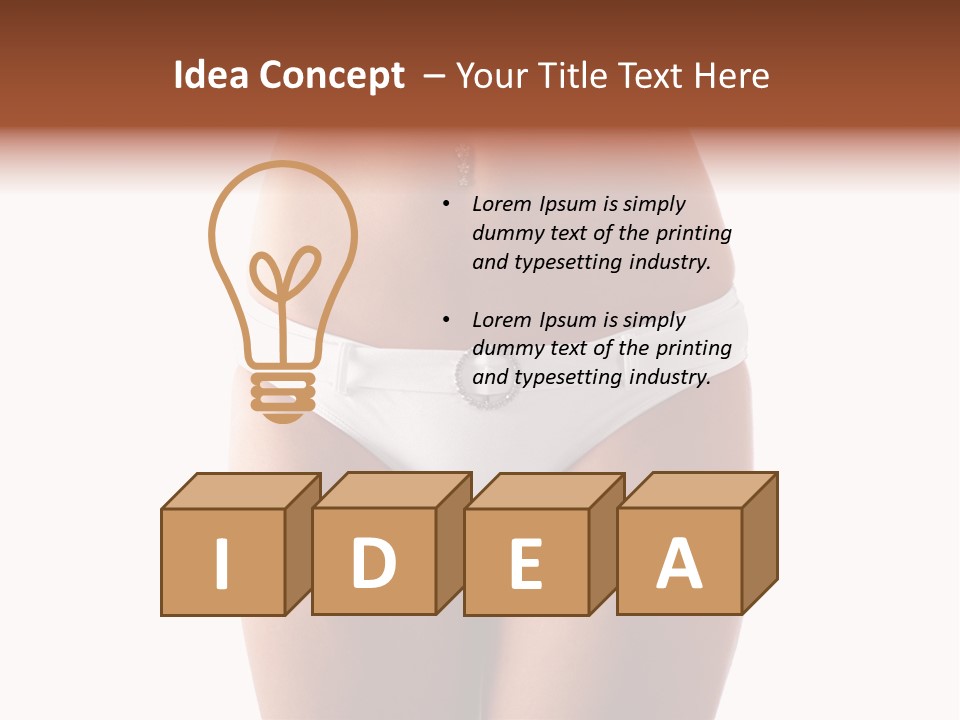 Health Navel Spa PowerPoint Template