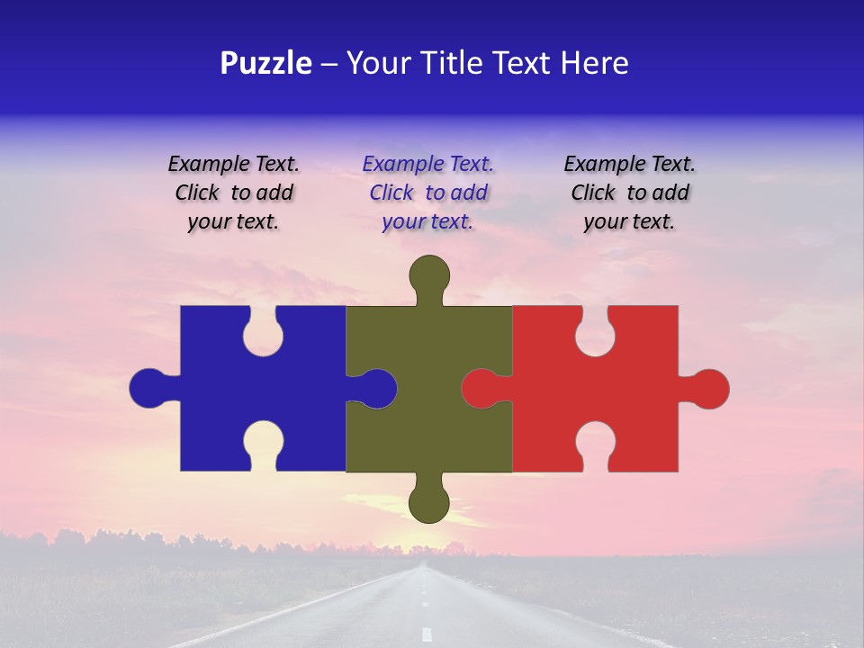 Grass Blur Middle PowerPoint Template