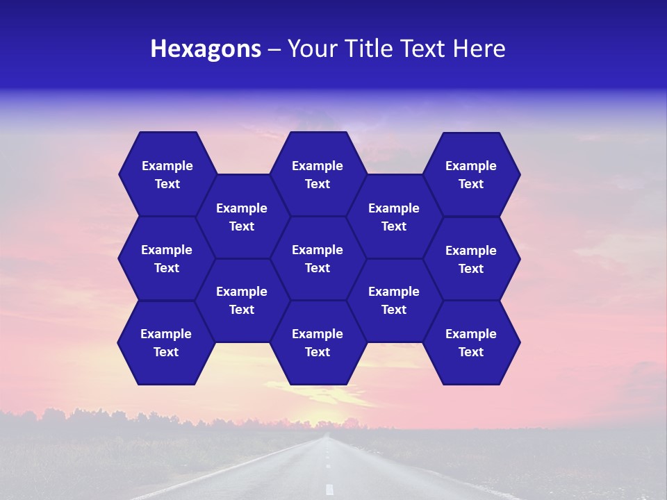 Grass Blur Middle PowerPoint Template