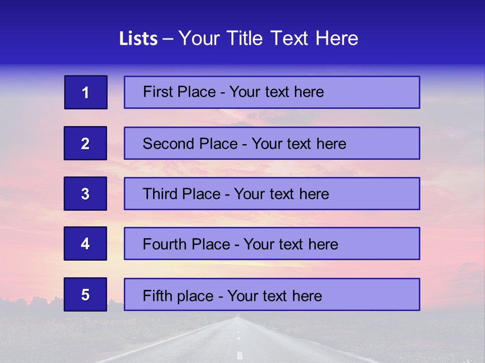 Grass Blur Middle PowerPoint Template
