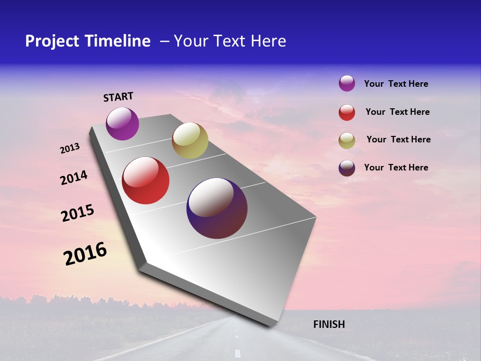 Grass Blur Middle PowerPoint Template