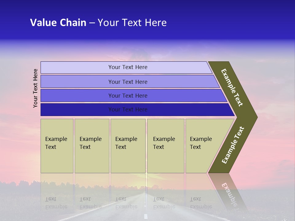 Grass Blur Middle PowerPoint Template