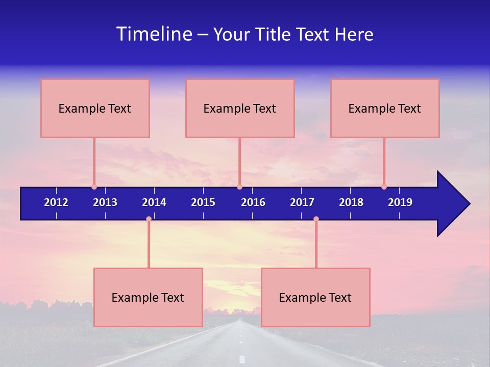 Grass Blur Middle PowerPoint Template