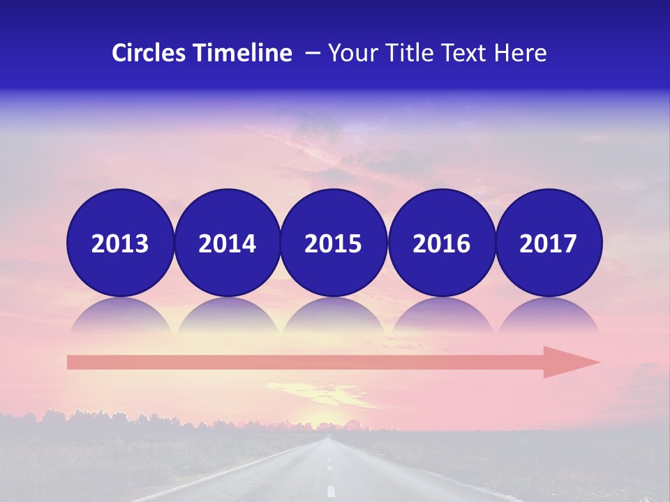 Grass Blur Middle PowerPoint Template