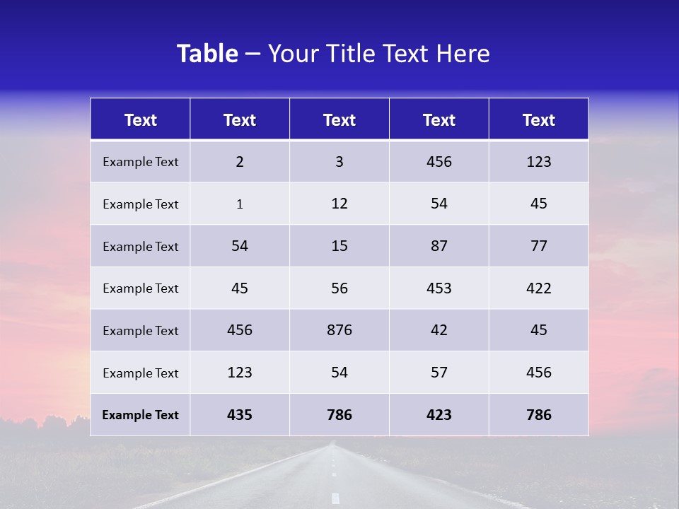 Grass Blur Middle PowerPoint Template