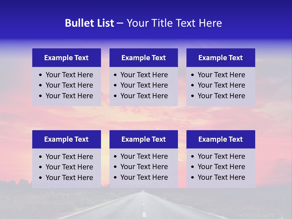 Grass Blur Middle PowerPoint Template