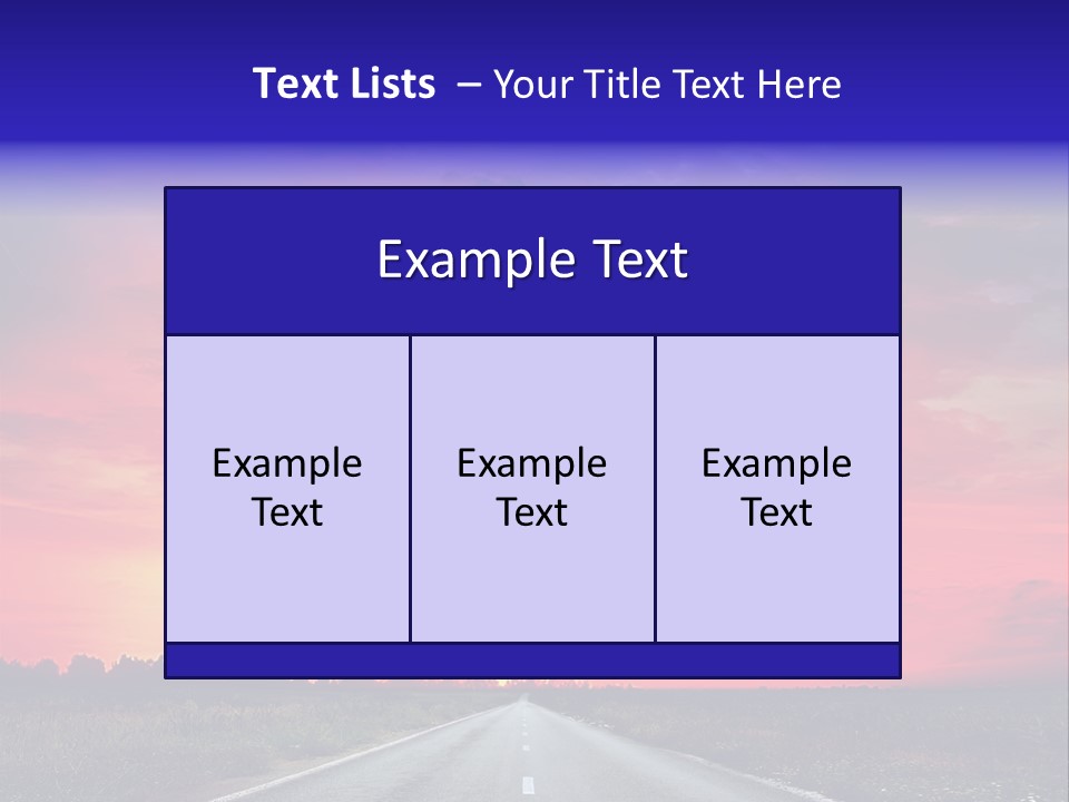 Grass Blur Middle PowerPoint Template