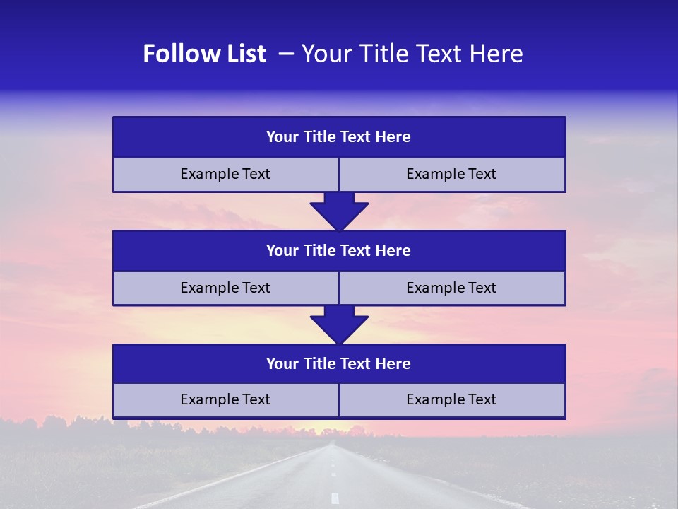 Grass Blur Middle PowerPoint Template