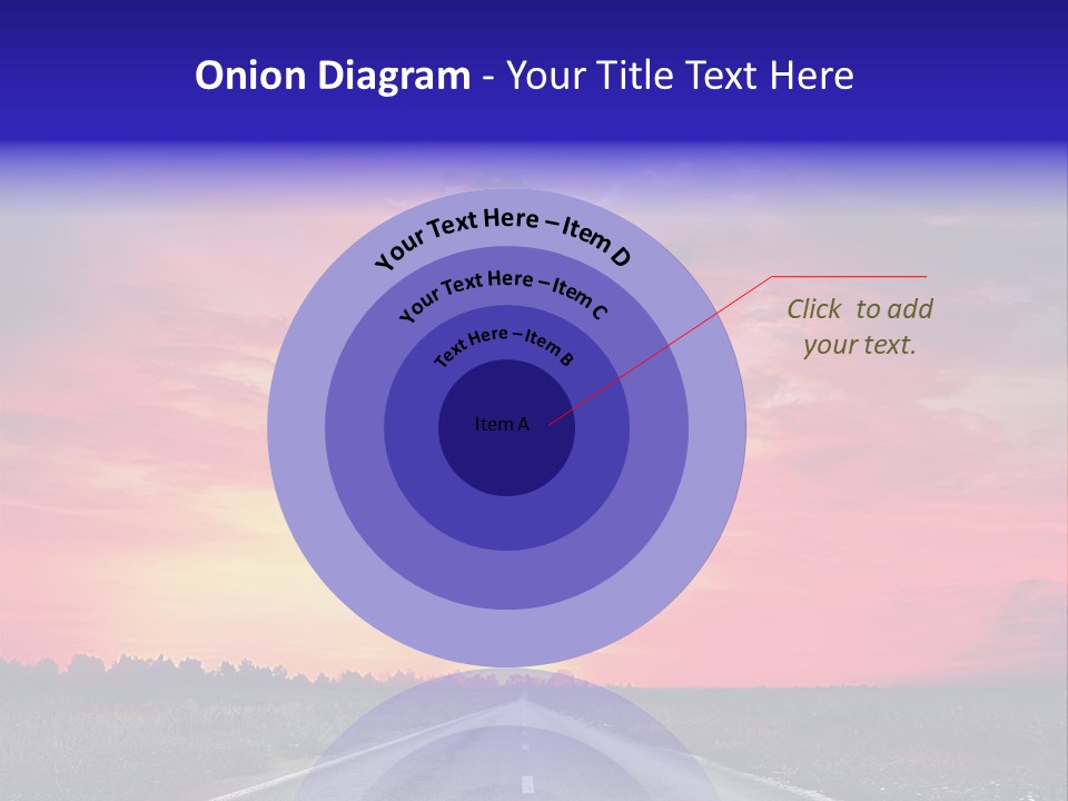 Grass Blur Middle PowerPoint Template