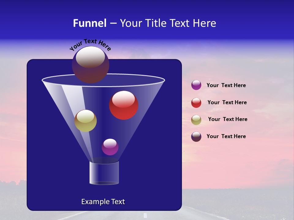 Grass Blur Middle PowerPoint Template