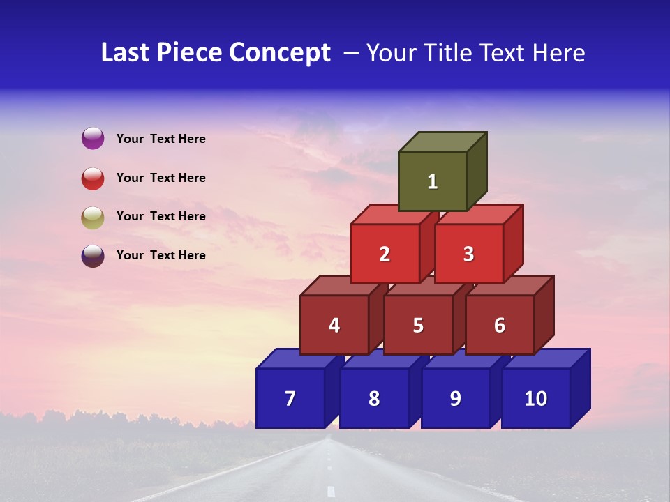 Grass Blur Middle PowerPoint Template