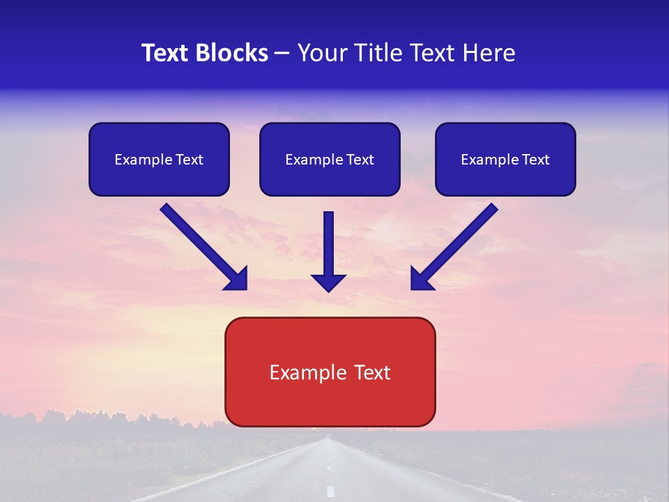 Grass Blur Middle PowerPoint Template