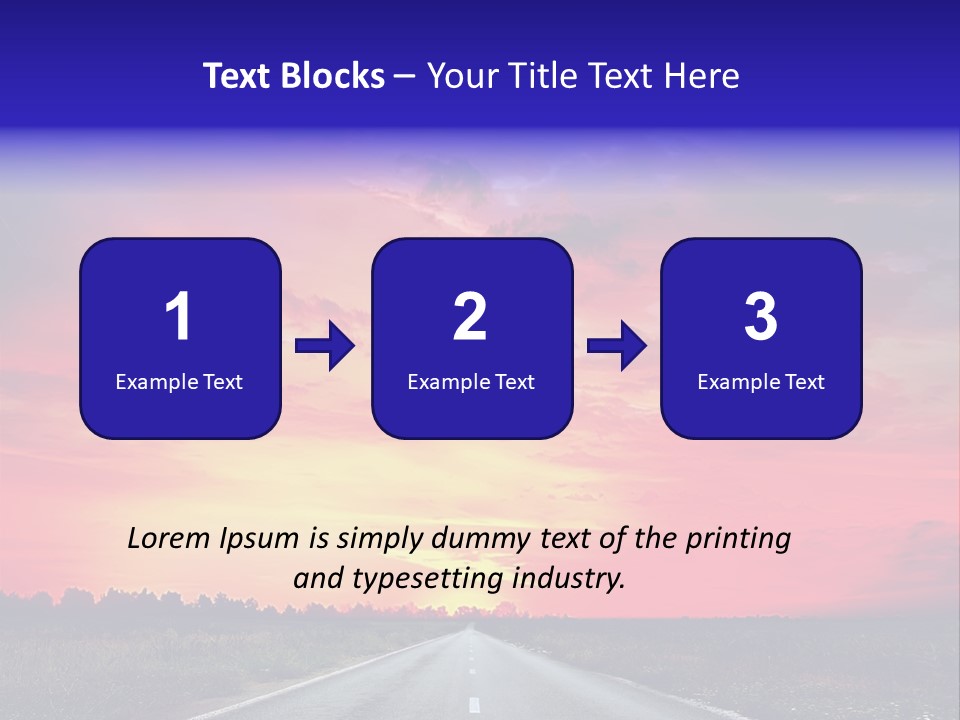 Grass Blur Middle PowerPoint Template