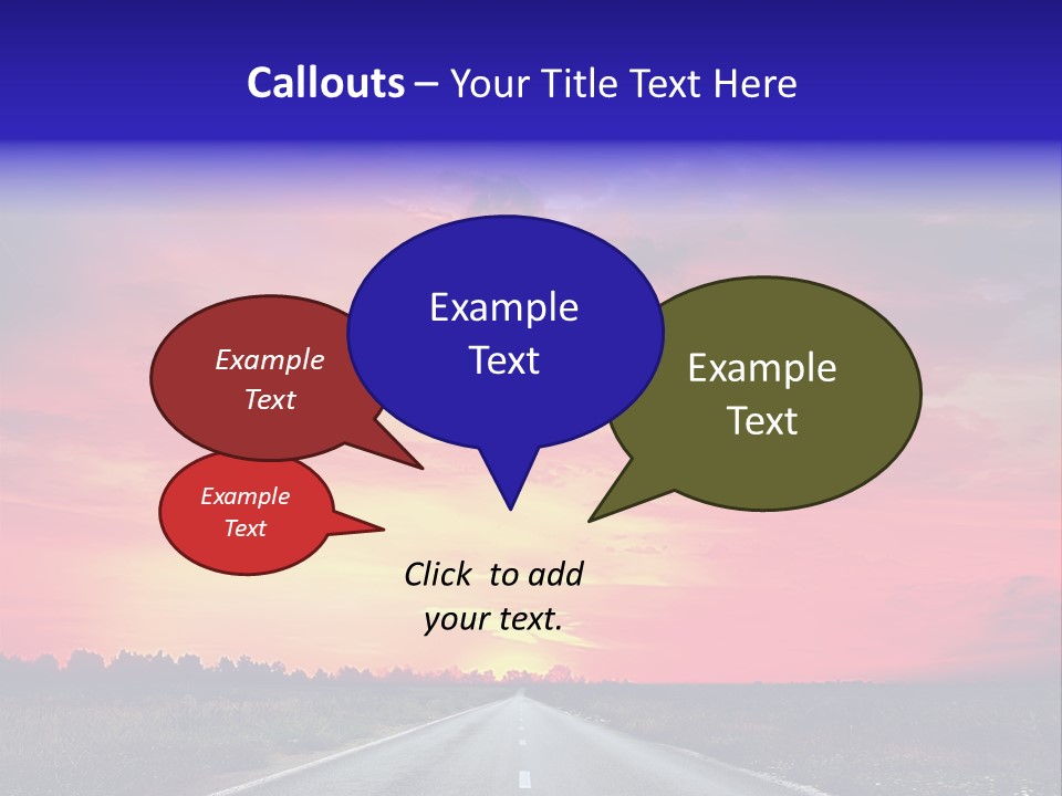 Grass Blur Middle PowerPoint Template