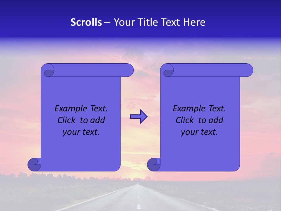 Grass Blur Middle PowerPoint Template