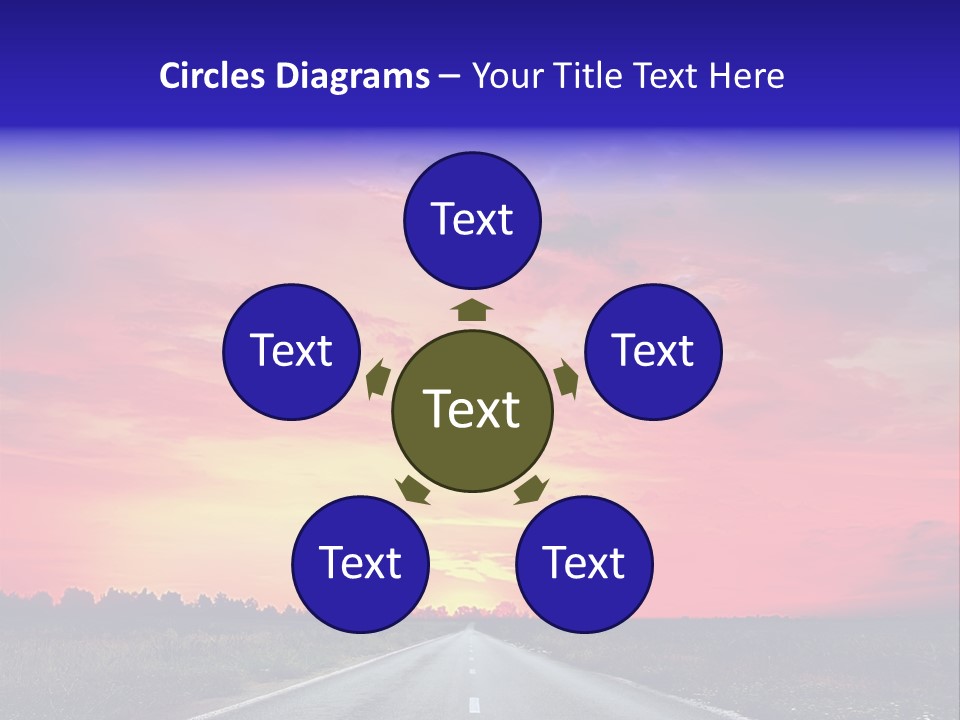 Grass Blur Middle PowerPoint Template