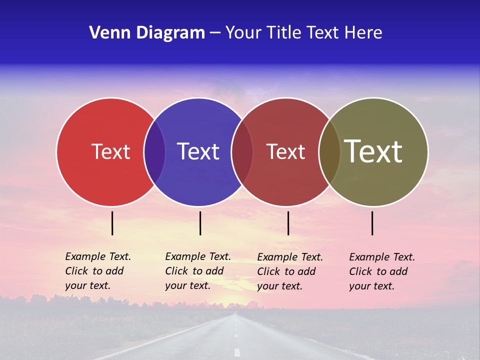 Grass Blur Middle PowerPoint Template