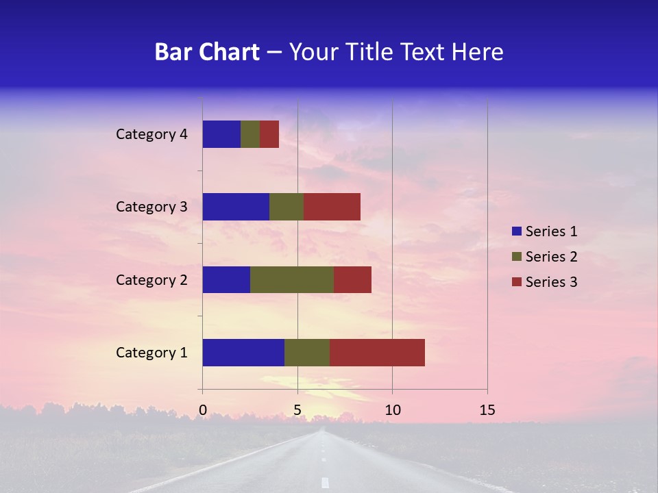 Grass Blur Middle PowerPoint Template